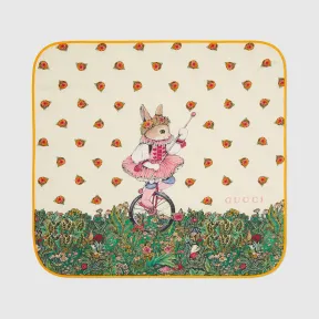 古驰/Gucci 樋口裕子印花棉质盖毯 664180-3K109-9272