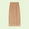 古驰/Gucci 蕾丝饰边GG网纱裙 678193-XUAEQ-6851 
