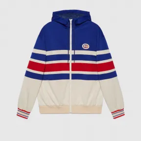 古驰/Gucci Gucci Tiger 棉质拉链连帽衫 683516-XJD3R-4426