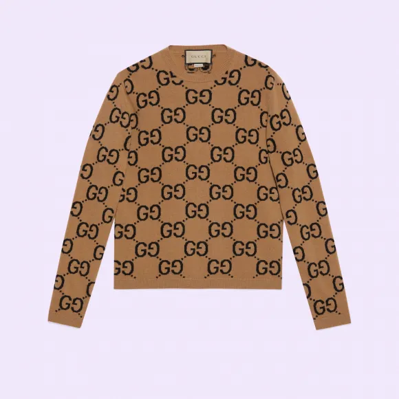 古驰/Gucci GG羊毛提花毛衣 692900-XKCC5-2075