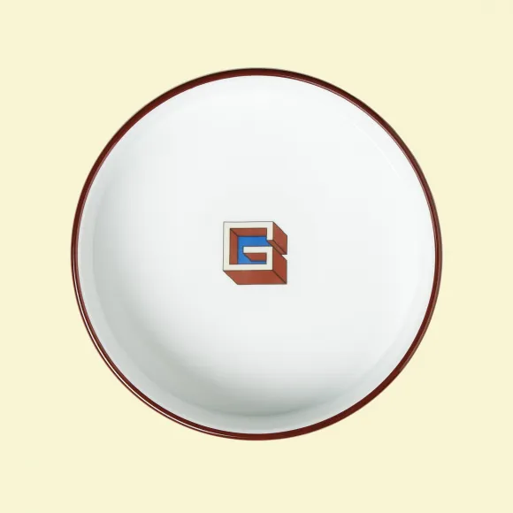 古驰/Gucci 几何G字印花大型宠物碗 697407-ZAJH8-4034 
