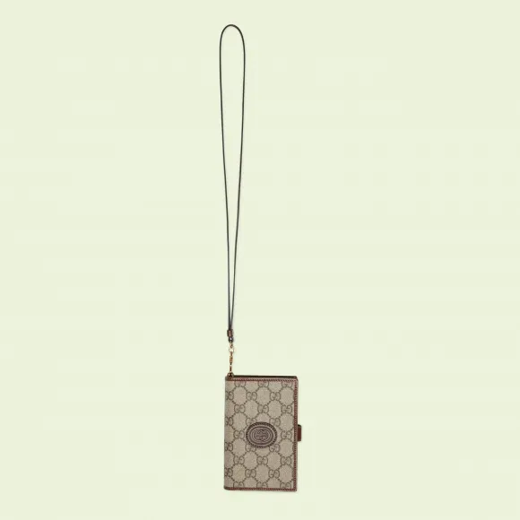 古驰/Gucci Interlocking G标签护照套 700657-92TCG-8563 