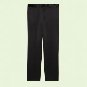 古驰/Gucci 缎面正装裤 703046-ZAIMD-1000 