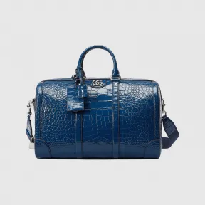 古驰/Gucci 双 G 鳄鱼纹行李袋 710860-EAAIM-4157