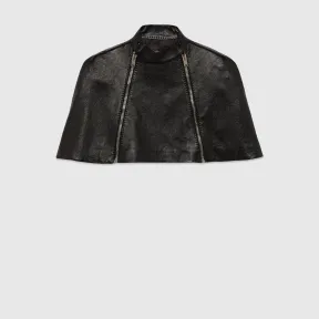 古驰/Gucci 皮质披风 725451-XNAM7-1000