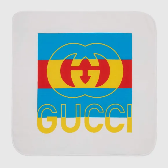 古驰/Gucci Web条纹宝宝棉毯 727885-3KAAL-9069