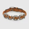 古驰/Gucci Gucci Garden纹银标志皮革手带 728966-JAADO-8169