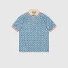 古驰/Gucci 几何图案G字母棉皮克衫 742385-XJFGF-4311