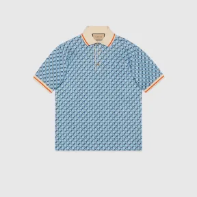 古驰/Gucci 几何图案G字母棉皮克衫 742385-XJFGF-4311