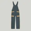 古驰/Gucci 带GG标志插入的棉布工装背带裙 742848-XDCEY-1168
