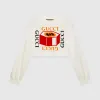 古驰/Gucci 印有Logo图案的棉质套头衫 748286-XJFNH-9095