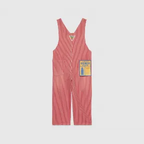 古驰/Gucci 儿童条纹牛仔背带裤 748928-XDCIF-6312
