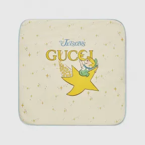 古驰/Gucci 象牙白色婴儿印花棉毛混纺盖毯 751385-3KAAL-9269