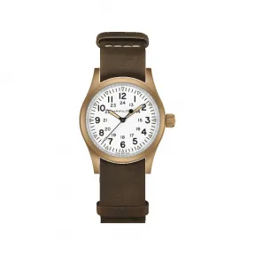 汉密尔顿/Hamilton 卡其野战系列 38 MM 青铜和钛 机械机芯 男表 H69459510