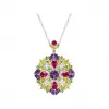 海瑞温斯顿/HarryWinston Winston Kaleidoscope紫⁠色⁠蓝⁠宝⁠石坠链 650226