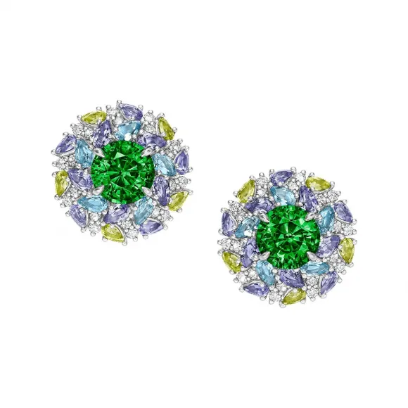 海瑞温斯顿/HarryWinston Winston Candy沙弗莱石耳环 725826