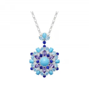 海瑞温斯顿/HarryWinston Winston Kaleidoscope绿⁠松⁠石坠链 738099
