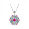 海瑞温斯顿/HarryWinston Winston Kaleidoscope粉⁠紫⁠色碧玺坠链 802142
