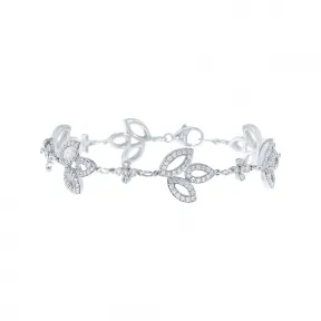 海瑞温斯顿/HarryWinston Lily Cluster铂金钻石手链 BRDPRD6MLC