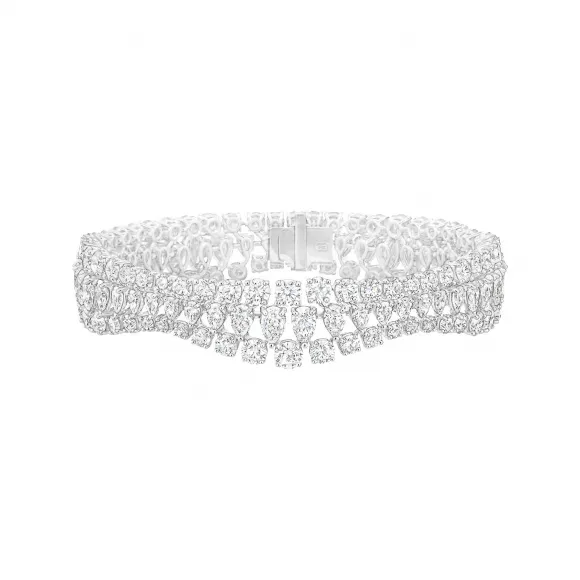 海瑞温斯顿/HarryWinston Winston Couture钻石手链 BRDPRPFBWCT