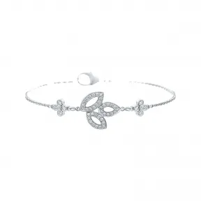 海瑞温斯顿/HarryWinston Lily Cluster铂金钻石手链 BRDPSM1MLC