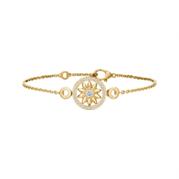 海瑞温斯顿/HarryWinston Winston Gates黄金钻石手链 BRDYRD1MWG