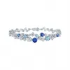 海瑞温斯顿/HarryWinston Sparkling Cluster蓝宝石、海蓝宝石和钻石手链 BRSAQPCLRFSPC