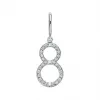 海瑞温斯顿/HarryWinston Charms Lucky Eight铂金钻石坠饰 CMDPRDOPLK8