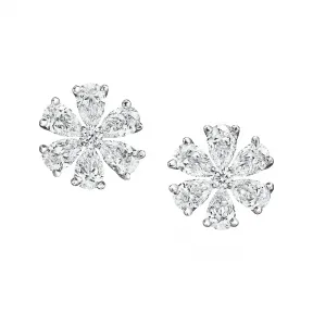 海瑞温斯顿/HarryWinston Forget-Me-Not钻石耳环 EADP1MFLRFMN
