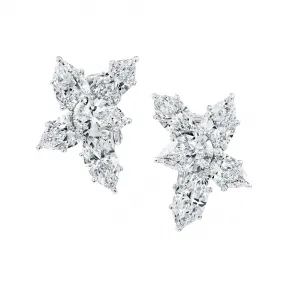 海瑞温斯顿/HarryWinston Winston Cluster大号钻石耳环 EADPCL080WC
