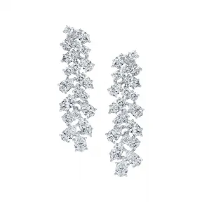 海瑞温斯顿/HarryWinston Winston Cluster钻石耳环 EADPCLLNWC