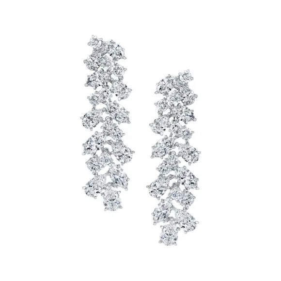 海瑞温斯顿/HarryWinston Winston Cluster钻石耳环 EADPCLLNWC