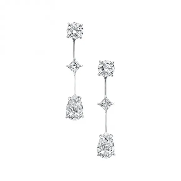 海瑞温斯顿/HarryWinston 花式切工钻石耳环 EADPDR3SWD