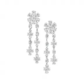 海瑞温斯顿/HarryWinston Forget-Me-Not钻滴耳环 EADPDRFLRFMN