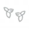 海瑞温斯顿/HarryWinston Lily Cluster铂金钻石耳环 EADPMQRFLC