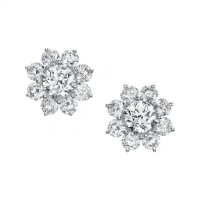 海瑞温斯顿/HarryWinston Sunflower钻石耳环 EADPNAPOSF
