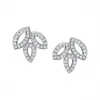 海瑞温斯顿/HarryWinston Lily Cluster小号铂金钻石耳环 EADPPO1MLC