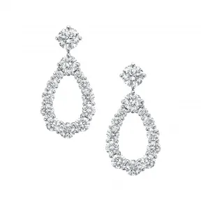海瑞温斯顿/HarryWinston Loop中号单环钻石耳环 EADPRDMDLP