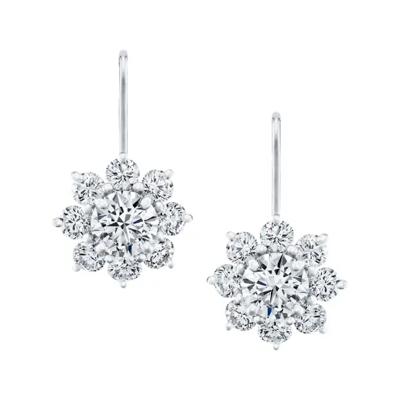 海瑞温斯顿/HarryWinston Sunflower大号钻石耳环 EADPWIMESF