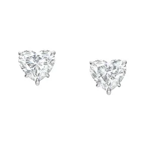 海瑞温斯顿/HarryWinston 心形切工钻石耳钉 ESDPHS010SI