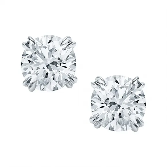 海瑞温斯顿/HarryWinston 圆形明亮式切工钻石耳环 ESDPRD010SI