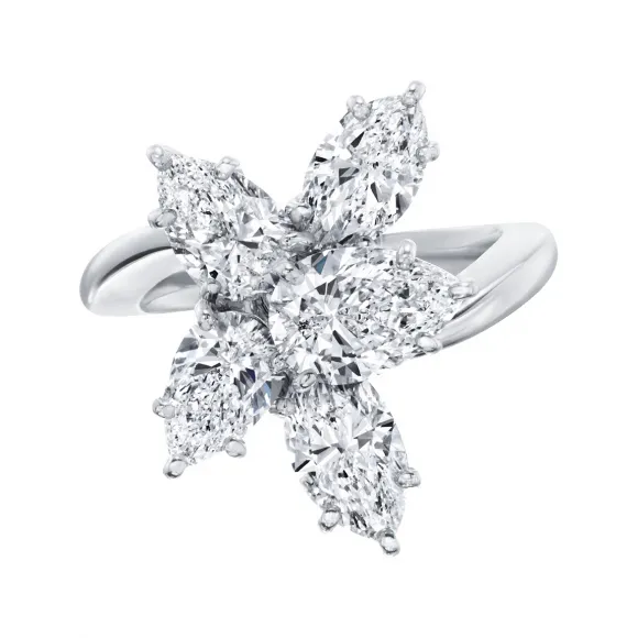 海瑞温斯顿/HarryWinston Winston Cluster大号钻石戒指 FRDPCL100WC