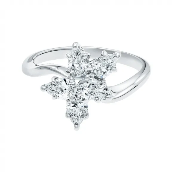 海瑞温斯顿/HarryWinston Winston Cluster小号钻石戒指 FRDPCLSMWC