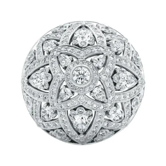 海瑞温斯顿/HarryWinston Lotus系列钻石戒指 FRDPDE000LTS
