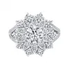 海瑞温斯顿/HarryWinston Lotus Cluster大号钻石戒指 FRDPDE010LTC