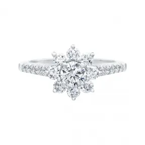 海瑞温斯顿/HarryWinston Sunflower Petite钻石戒指 FRDPNA003SF