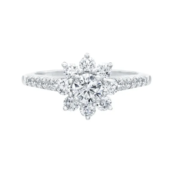 海瑞温斯顿/HarryWinston Sunflower Petite钻石戒指 FRDPNA003SF