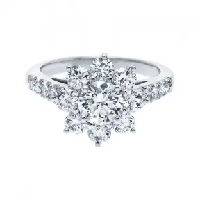 海瑞温斯顿/HarryWinston Sunflower小号钻石戒指 FRDPNASMSF