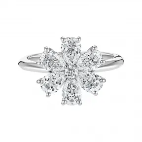 海瑞温斯顿/HarryWinston Forget-Me-Not钻石戒指 FRDPRFFLRFMN