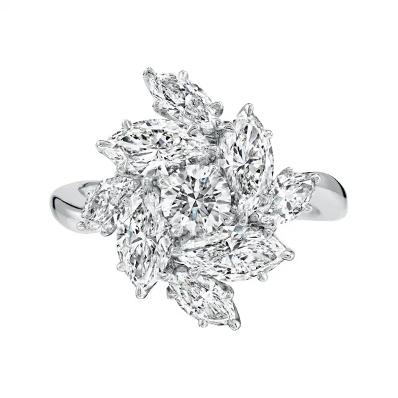 海瑞温斯顿/HarryWinston Pirouette钻石戒指 FRDPRFPRSPIR